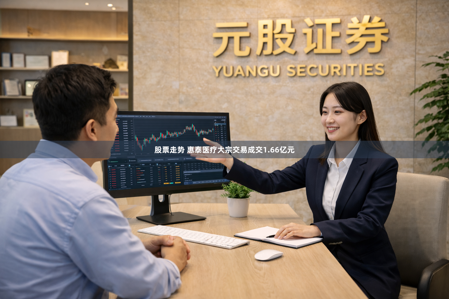 股票走势 惠泰医疗大宗交易成交1.66亿元